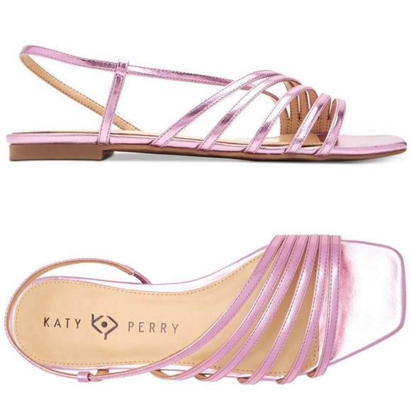 Katy Perry Collections Shoes - Katy Metallic Strappy Perry Sandals